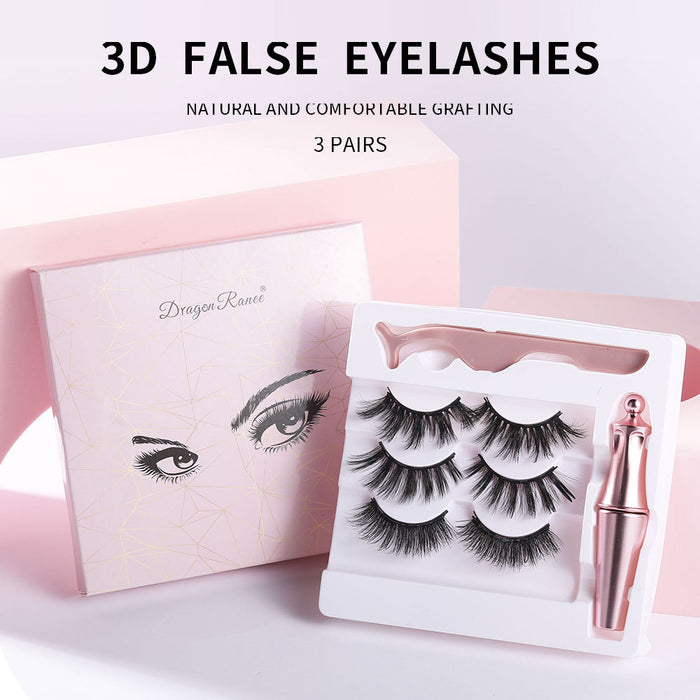 Jewelry WholesaleWholesale Magnetic Eyeliner Liquid Magnet False Eyelash Set JDC-EY-XuQ007 Eyelashes 徐芹 %variant_option1% %variant_option2% %variant_option3%  Factory Price JoyasDeChina Joyas De China