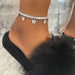 Jewelry WholesaleWholesale Rhinestone Small Butterfly Anklet Tassel Anklet JDC-AS-D027 Anklets 晴雯 %variant_option1% %variant_option2% %variant_option3%  Factory Price JoyasDeChina Joyas De China