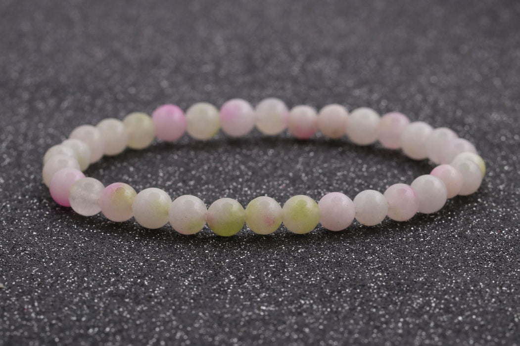 Wholesale New 6mm Agate Stone Bangle Bracelet JDC-BT-ML066