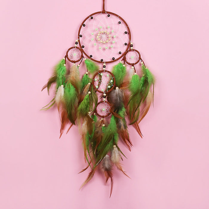 Jewelry WholesaleWholesale dreamer handmade retro dreamcatcher indoor pendant MOQ≥2 JDC-DC-MGu035 Dreamcatcher 梦罟 %variant_option1% %variant_option2% %variant_option3%  Factory Price JoyasDeChina Joyas De China