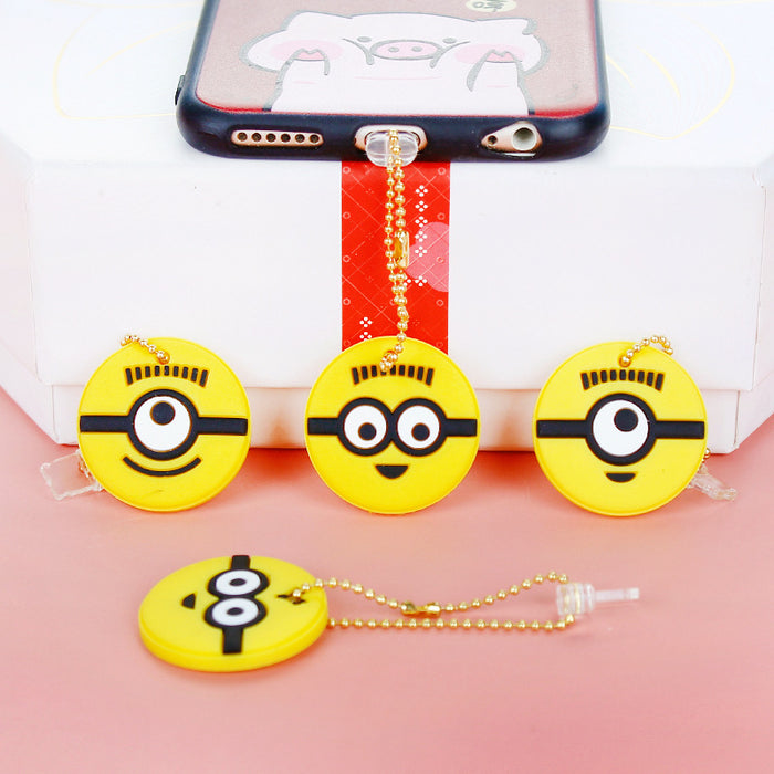 Wholesale Mobile Phone Dust Plug PVC Cute Cartoon Pendant MOQ≥3 M) JDC-PC-ZhongJ022