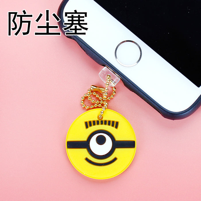 Wholesale Mobile Phone Dust Plug PVC Cute Cartoon Pendant MOQ≥3 M) JDC-PC-ZhongJ022