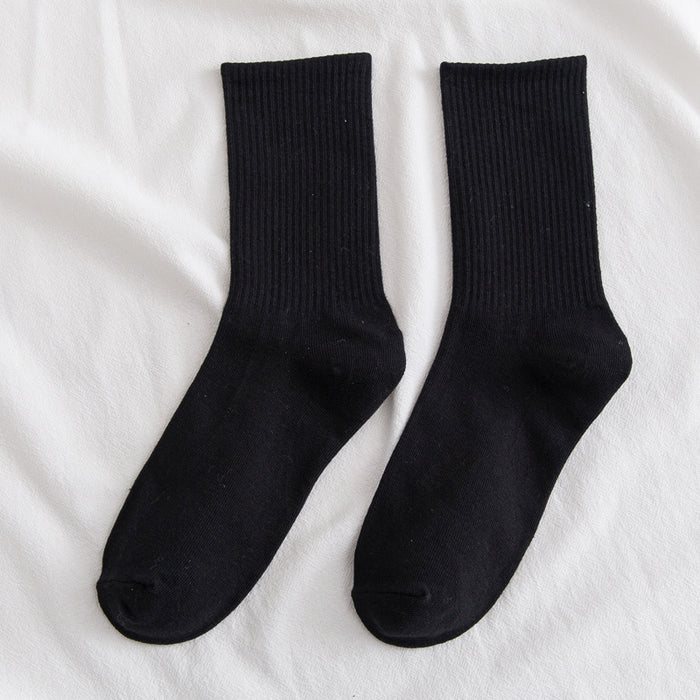 Wholesale Sock Cotton Sports Mid Tube Breathable Sweat Absorption MOQ≥5 JDC-SK-YWCX002