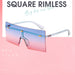 Jewelry WholesaleWholesale large frame square rice nail sunglasses JDC-SG-LanM014 Sun Glasses 蓝眸 %variant_option1% %variant_option2% %variant_option3%  Factory Price JoyasDeChina Joyas De China