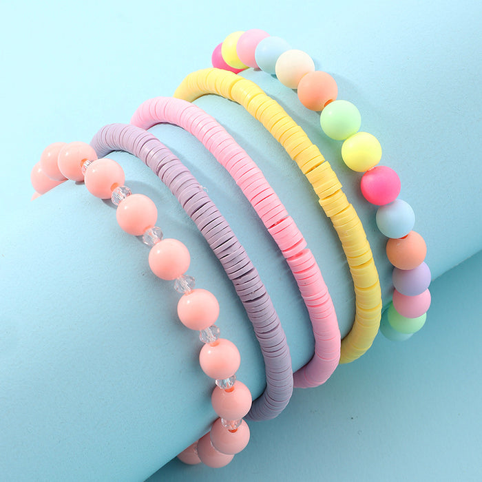 Jewelry WholesaleWholesale Candy Color Beaded Kids Bead Bracelet JDC-BT-YueS004 Bracelet 悦珊 %variant_option1% %variant_option2% %variant_option3%  Factory Price JoyasDeChina Joyas De China