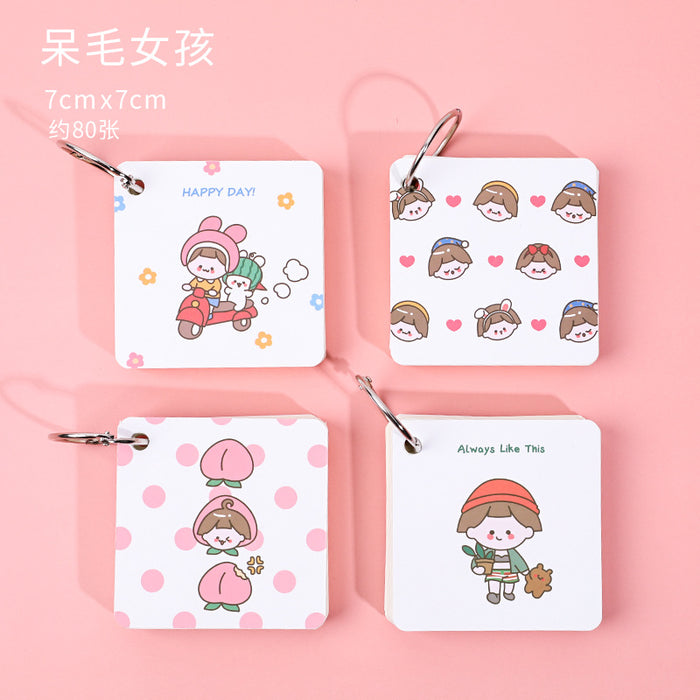 Wholesale animal cartoon iron ring portable notebook JDC-NK-Dichen006