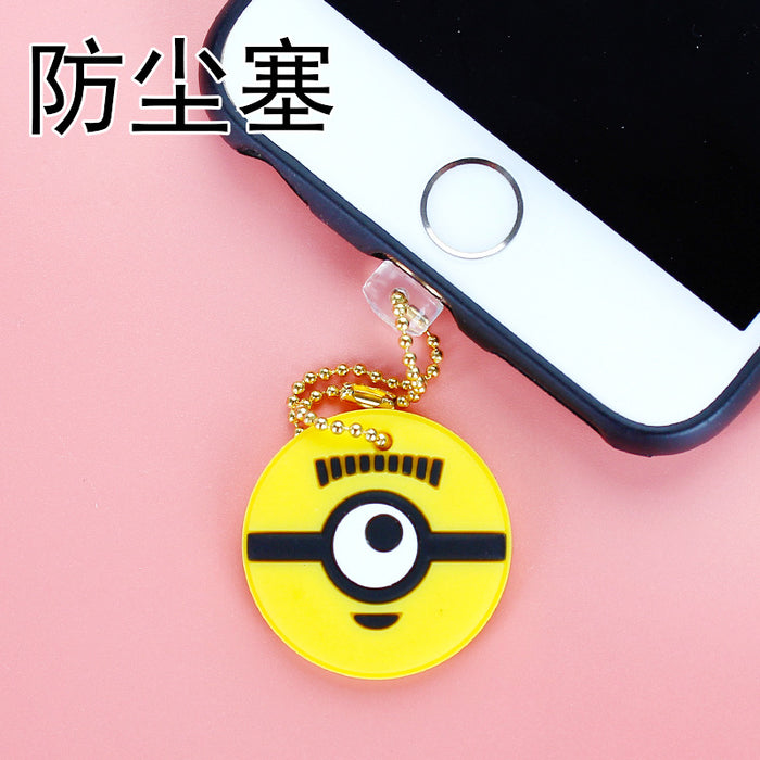 Wholesale Mobile Phone Dust Plug PVC Cute Cartoon Pendant MOQ≥3 M) JDC-PC-ZhongJ022