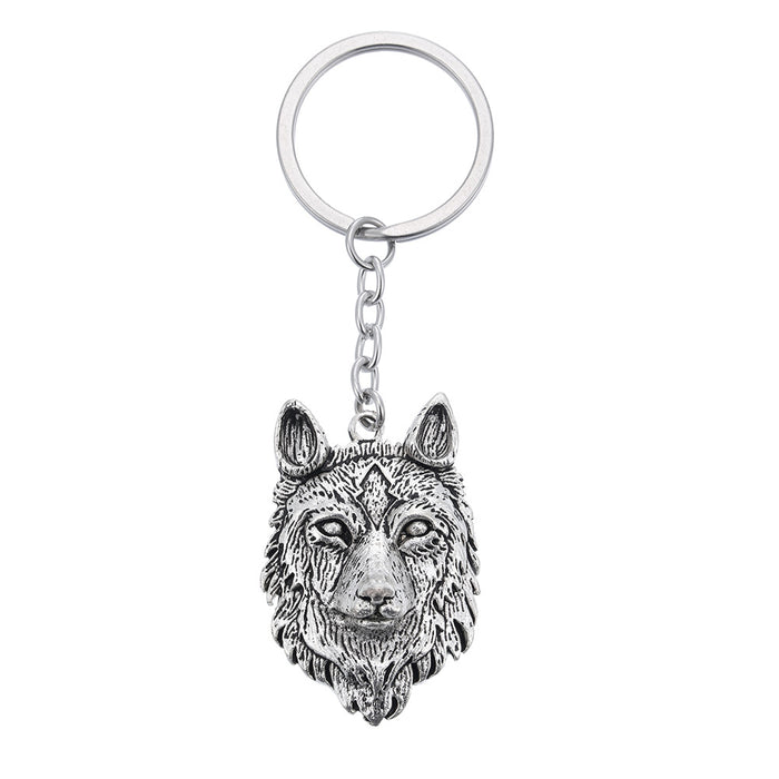 Jewelry WholesaleWholesale Viking Vintage Wolf Head Tree of Life Alloy Keychain JDC-KC-ZZ001 Keychains 缀哲 %variant_option1% %variant_option2% %variant_option3%  Factory Price JoyasDeChina Joyas De China