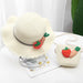 Jewelry WholesaleWholesale Children Straw Hat Beach Hat Bag Set JDC-FH-Weilan001 Fashionhat 微蓝 %variant_option1% %variant_option2% %variant_option3%  Factory Price JoyasDeChina Joyas De China