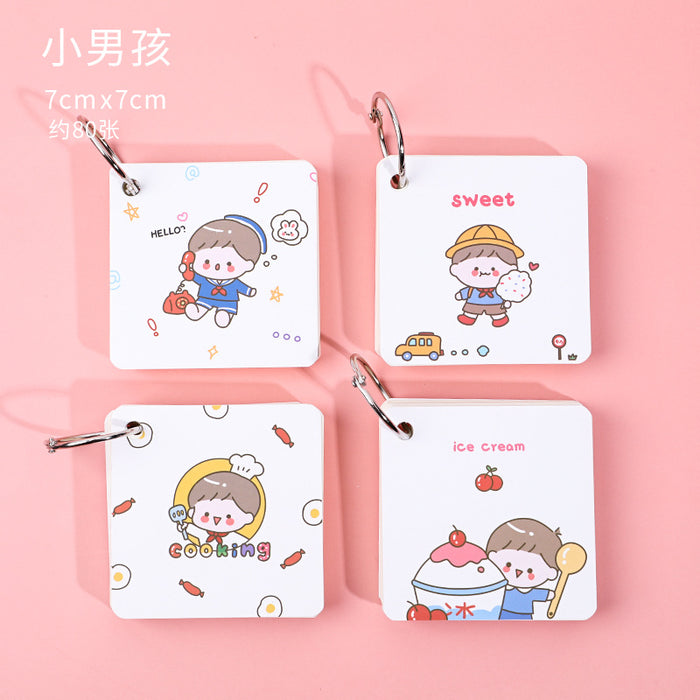 Wholesale animal cartoon iron ring portable notebook JDC-NK-Dichen006