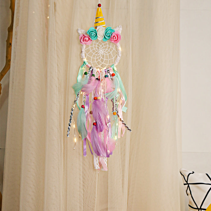 Jewelry WholesaleWholesale Creative Simulation Flower Christmas Dream Catcher MOQ≥2 JDC-DC-BGM001 Dreamcatcher 布谷鸟 %variant_option1% %variant_option2% %variant_option3%  Factory Price JoyasDeChina Joyas De China