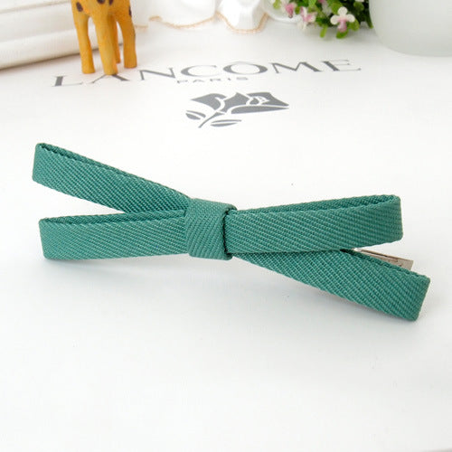 Wholesale fabric bow cross hair clip duckbill clip JDC-HC-RXGS002