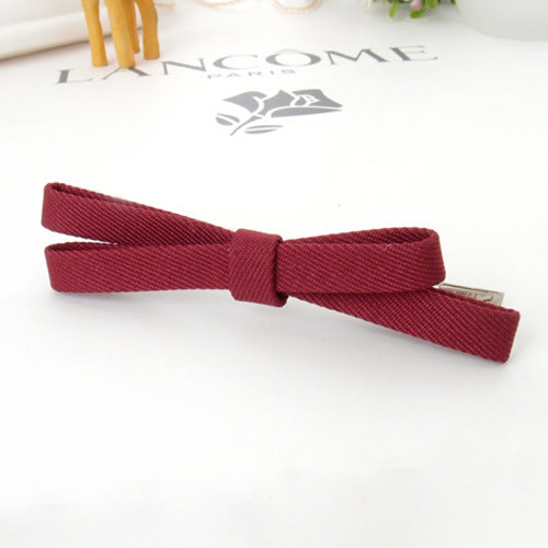 Wholesale fabric bow cross hair clip duckbill clip JDC-HC-RXGS002