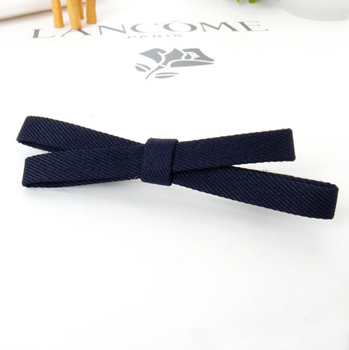 Wholesale fabric bow cross hair clip duckbill clip JDC-HC-RXGS002