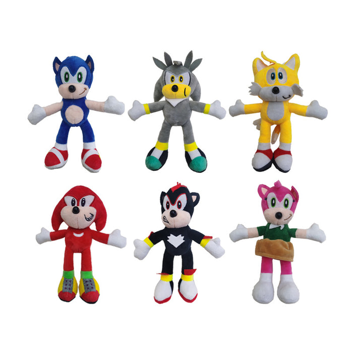 Wholesale plush toys six small pendants cartoon plush doll keychain MOQ≥3 (M) JDC-KC-JLian001