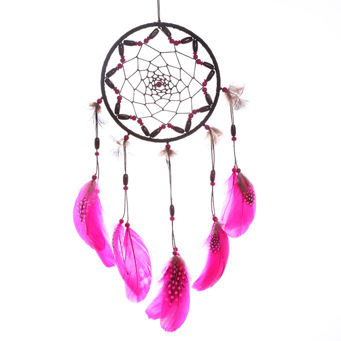 Wholesale Feather Handmade Dreamcatcher Home Pendant MOQ≥2 JDC-DC-ZH012