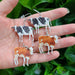 Jewelry WholesaleWholesale acrylic cow earrings JDC-ES-XUEP012 Earrings 雪帕 %variant_option1% %variant_option2% %variant_option3%  Factory Price JoyasDeChina Joyas De China