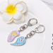 Jewelry WholesaleWholesale Good Friends Love Stitching Alloy Flower Butterfly Heart Keychain JDC-KC-TianG015 Keychains 天高 %variant_option1% %variant_option2% %variant_option3%  Factory Price JoyasDeChina Joyas De China