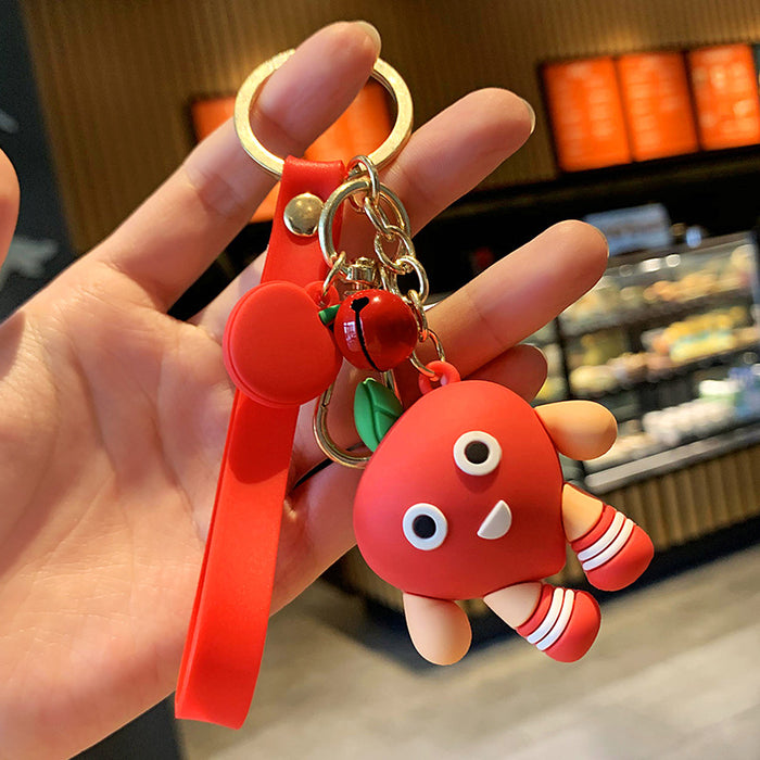 Jewelry WholesaleWholesale PVC Silicone Avocado Keychain JDC-KC-BXin001 Keychains 奔鑫 %variant_option1% %variant_option2% %variant_option3%  Factory Price JoyasDeChina Joyas De China