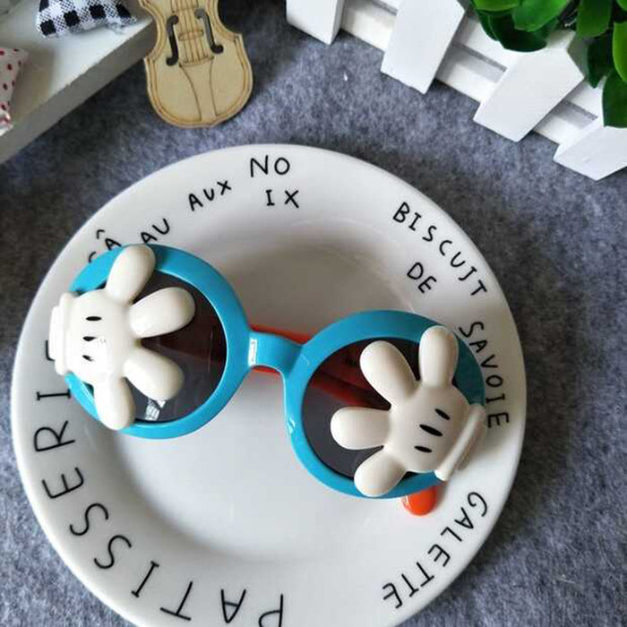 Wholesale Plastic Kids Flip Small Hand Sunglasses JDC-SG-JingM010