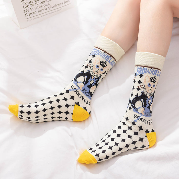 Wholesale Socks Cotton Cute Cartoon Socks JDC-SK-MZX012