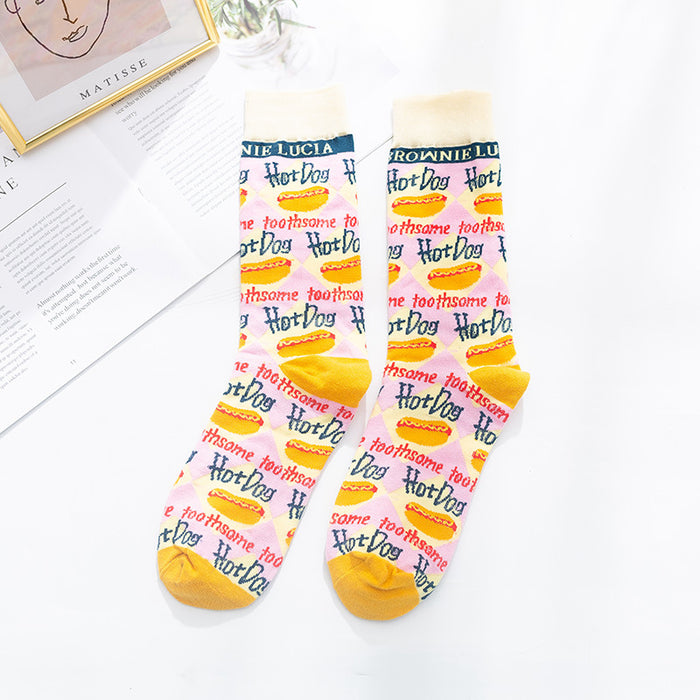 Wholesale Socks Cotton Cute Cartoon Socks JDC-SK-MZX012