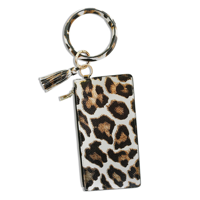 Wholesale PU Leather Wrist Keychain Wallet JDC-KC-JM029