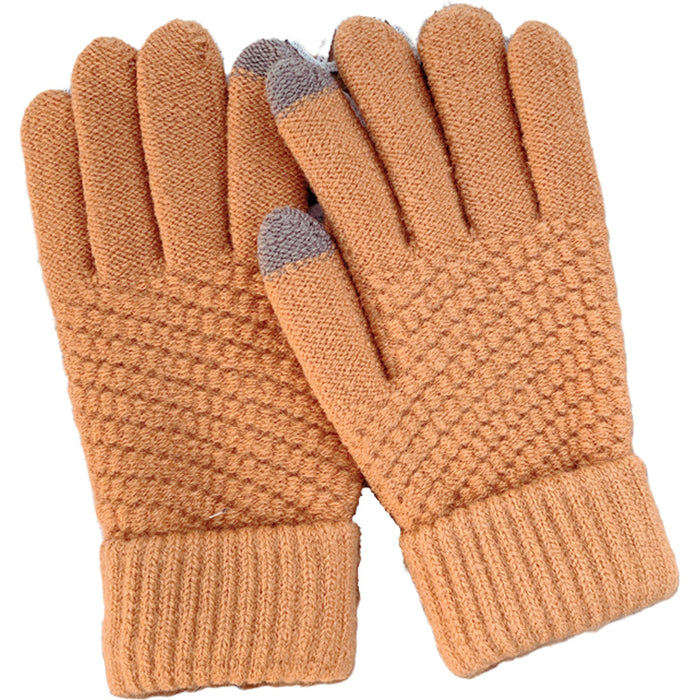 Wholesale Gloves Wool Thick Cycling Warm Knitted JDC-GS-YWHY002