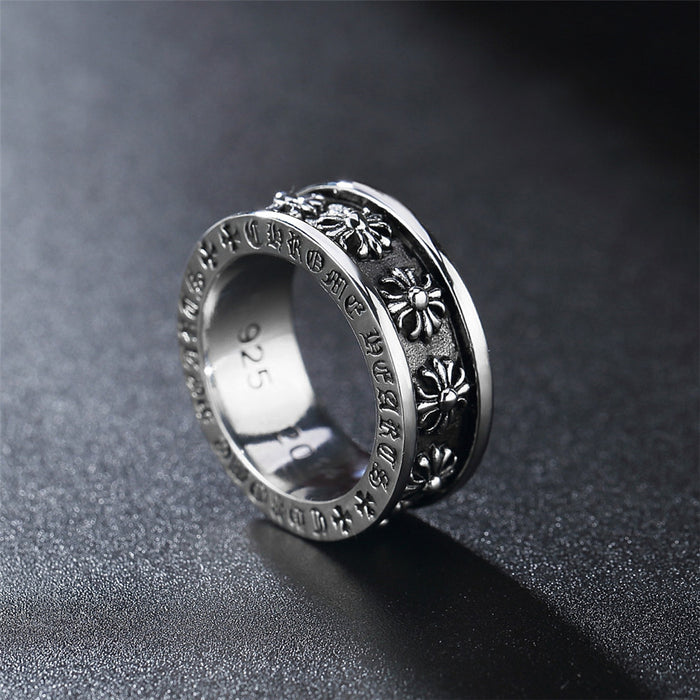 Wholesale Titanium Steel Couple Ring (F) JDC-RS-OYS002