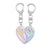 Jewelry WholesaleWholesale Good Friends Love Stitching Alloy Flower Butterfly Heart Keychain JDC-KC-TianG015 Keychains 天高 %variant_option1% %variant_option2% %variant_option3%  Factory Price JoyasDeChina Joyas De China