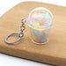 Jewelry WholesaleWholesale New Simulation Food Play Shake Accessories Cup Keychain MOQ≥2 JDC-KC-TTXS001 Keychains 天天向上 %variant_option1% %variant_option2% %variant_option3%  Factory Price JoyasDeChina Joyas De China