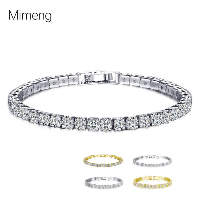 Jewelry WholesaleWholesale Velcro diamond studded zircon tennis chain JDC-BT-MiMeng031 Bracelet 米萌 %variant_option1% %variant_option2% %variant_option3%  Factory Price JoyasDeChina Joyas De China