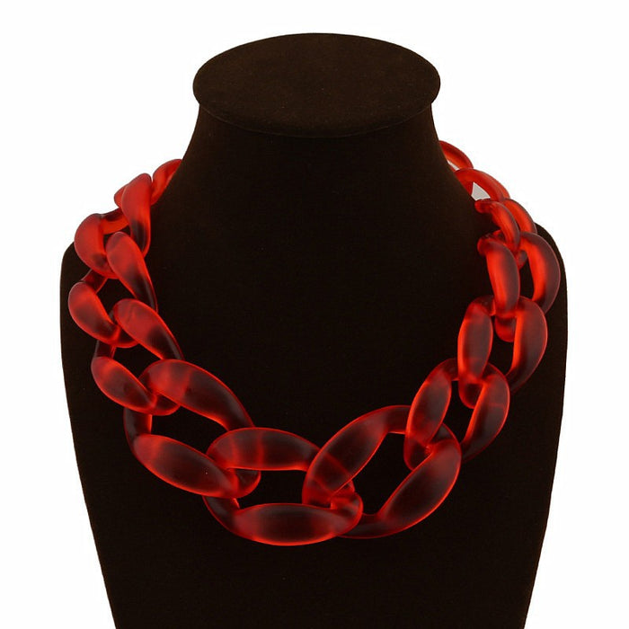 Jewelry WholesaleWholesale acrylic super necklace JDC-NE-XC232 Necklaces 夏晨 %variant_option1% %variant_option2% %variant_option3%  Factory Price JoyasDeChina Joyas De China