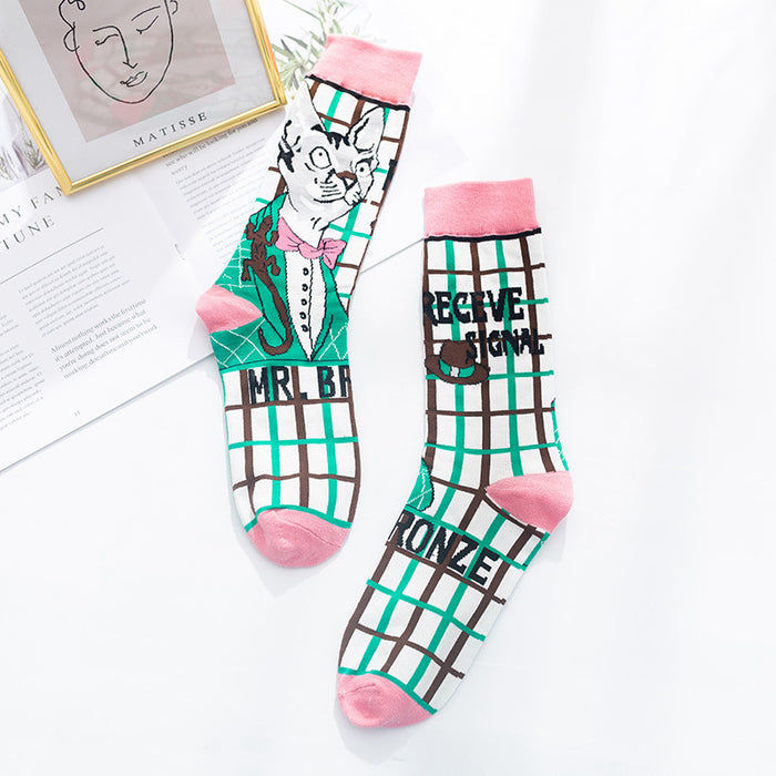 Wholesale Socks Cotton Cute Cartoon Socks JDC-SK-MZX012