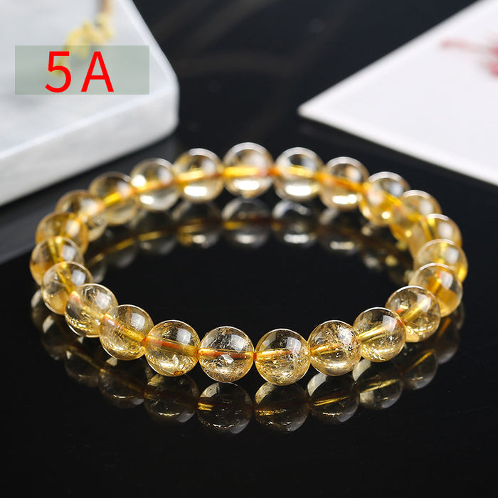 Wholesale Citrine Bracelet Fashion Simple Single Circle MOQ≥2 JDC-BT-JingD002