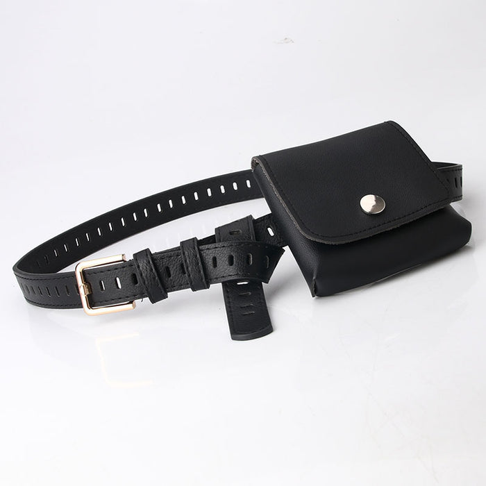 Wholesale hip hop style wild chain small waist bag belt JDC-WB-KuP008