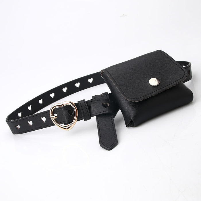 Wholesale hip hop style wild chain small waist bag belt JDC-WB-KuP008