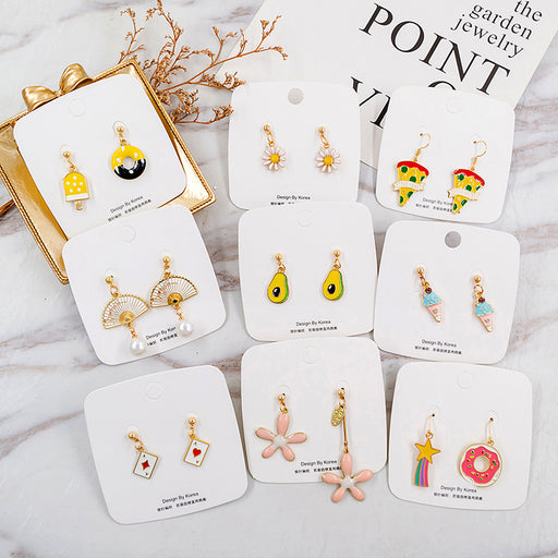 Jewelry WholesaleWholesale S925 Silver Pin Cartoon Stud Earrings JDC-ES-ZM001 Earrings 孜茉 %variant_option1% %variant_option2% %variant_option3%  Factory Price JoyasDeChina Joyas De China