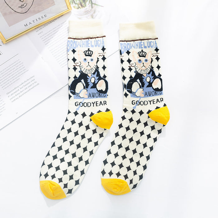 Wholesale Socks Cotton Cute Cartoon Socks JDC-SK-MZX012