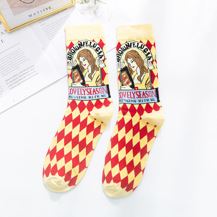 Wholesale Socks Cotton Cute Cartoon Socks JDC-SK-MZX012