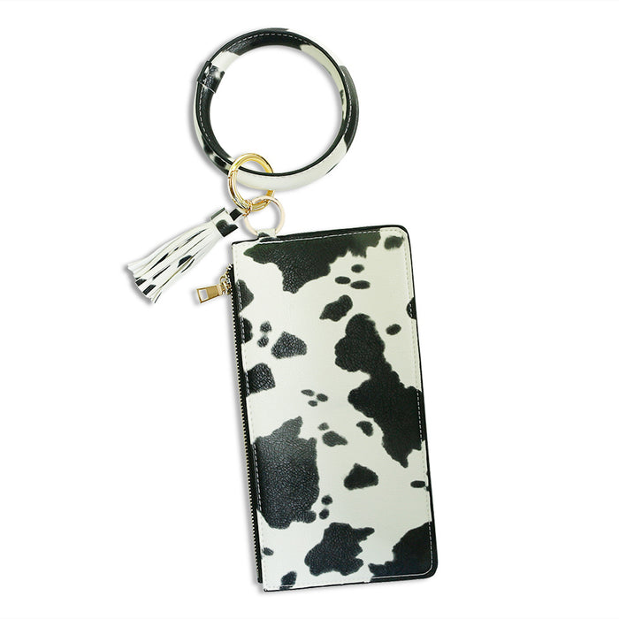 Wholesale PU Leather Wrist Keychain Wallet JDC-KC-JM029