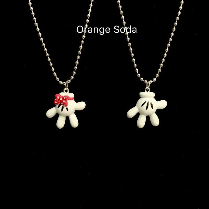 Wholesale Necklace Cartoon Mini Palm Cute (M) MOQ≥2 JDC-NE-HuaG005