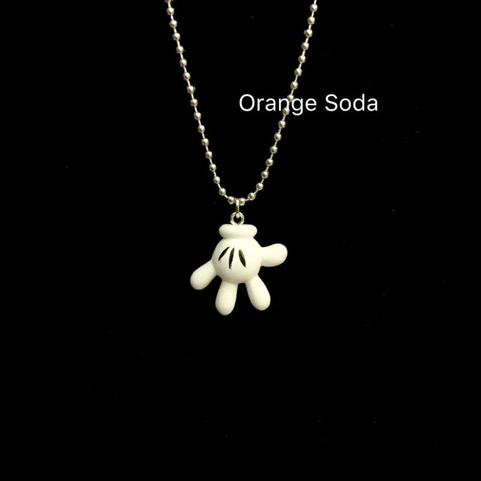 Wholesale Necklace Cartoon Mini Palm Cute (M) MOQ≥2 JDC-NE-HuaG005