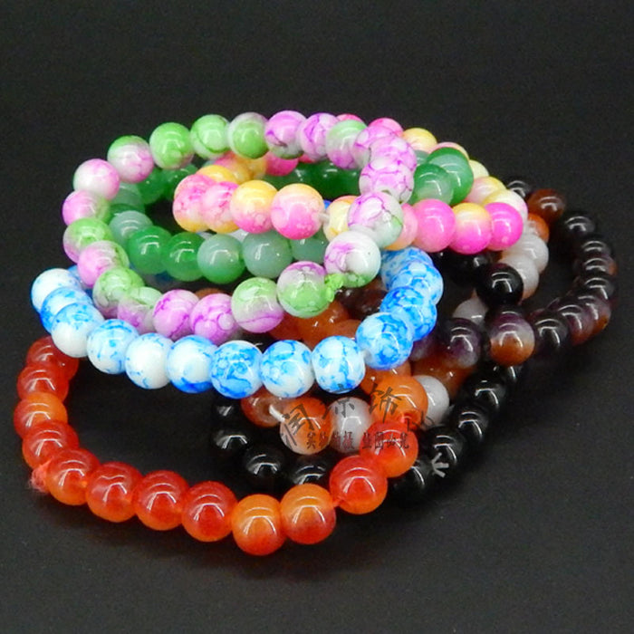 Wholesale Imitation Agate Glass Bracelet MOQ≥2 JDC-BT-RunQ001