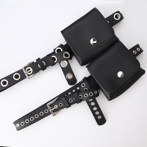 Jewelry WholesaleWholesale hip hop style wild chain small waist bag belt JDC-WB-KuP008 Womenbelt 酷配 %variant_option1% %variant_option2% %variant_option3%  Factory Price JoyasDeChina Joyas De China