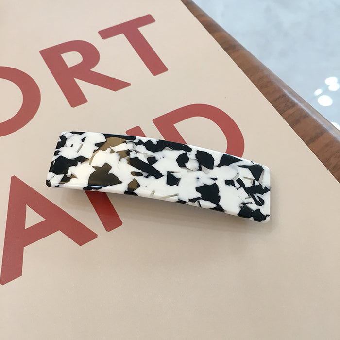 Jewelry WholesaleWholesale cow color series black and white medium hollow hairpin JDC-HC-Dduow104 Hair Clips 朵薇 %variant_option1% %variant_option2% %variant_option3%  Factory Price JoyasDeChina Joyas De China