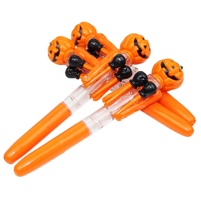 Wholesale Ballpoint Pen Plastic Pumpkin Boxing Pen MOQ≥2 JDC-BP-lixue006