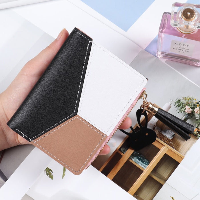 Jewelry WholesaleWholesale Short Ladies Zipper Wallet JDC-WT-BaoD007 Wallet 包东 %variant_option1% %variant_option2% %variant_option3%  Factory Price JoyasDeChina Joyas De China