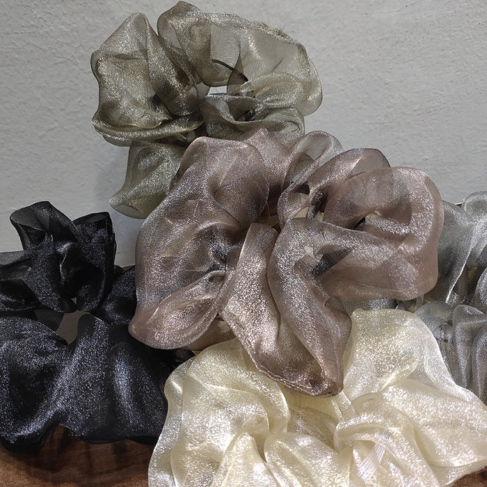 Wholesale Hair Scrunchies Fabric Pearly Temperament Elegant JDC-HS-TOC009