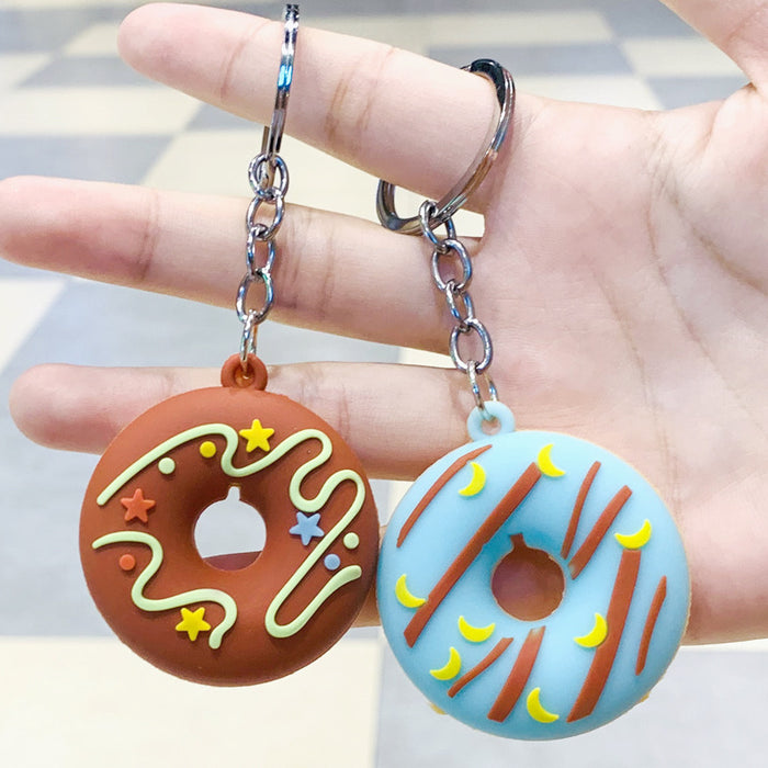 Jewelry WholesaleWholesale cartoon bread pendant donut food three-dimensional cartoon keychain  JDC-KC-PLei008 Keychains 鹏磊 %variant_option1% %variant_option2% %variant_option3%  Factory Price JoyasDeChina Joyas De China